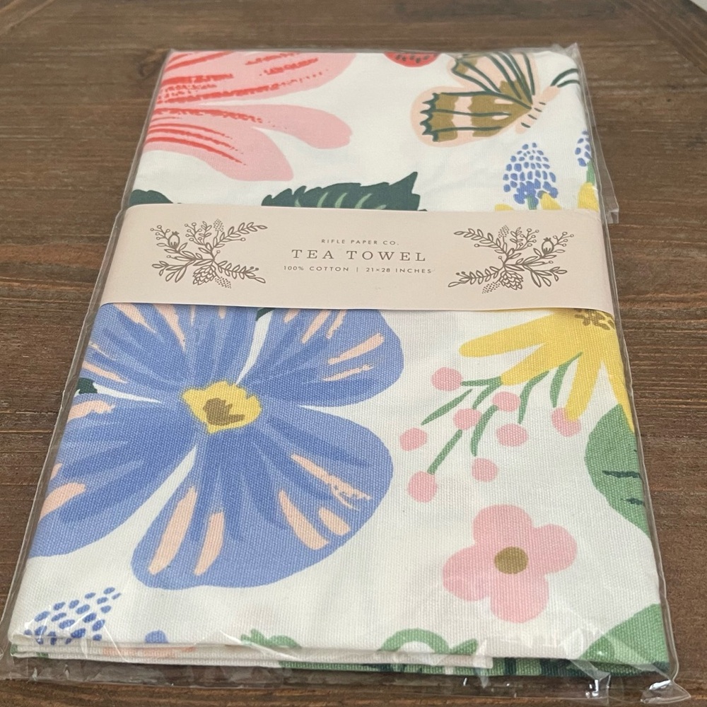 Rifle Paper Co NWT Tea Towel